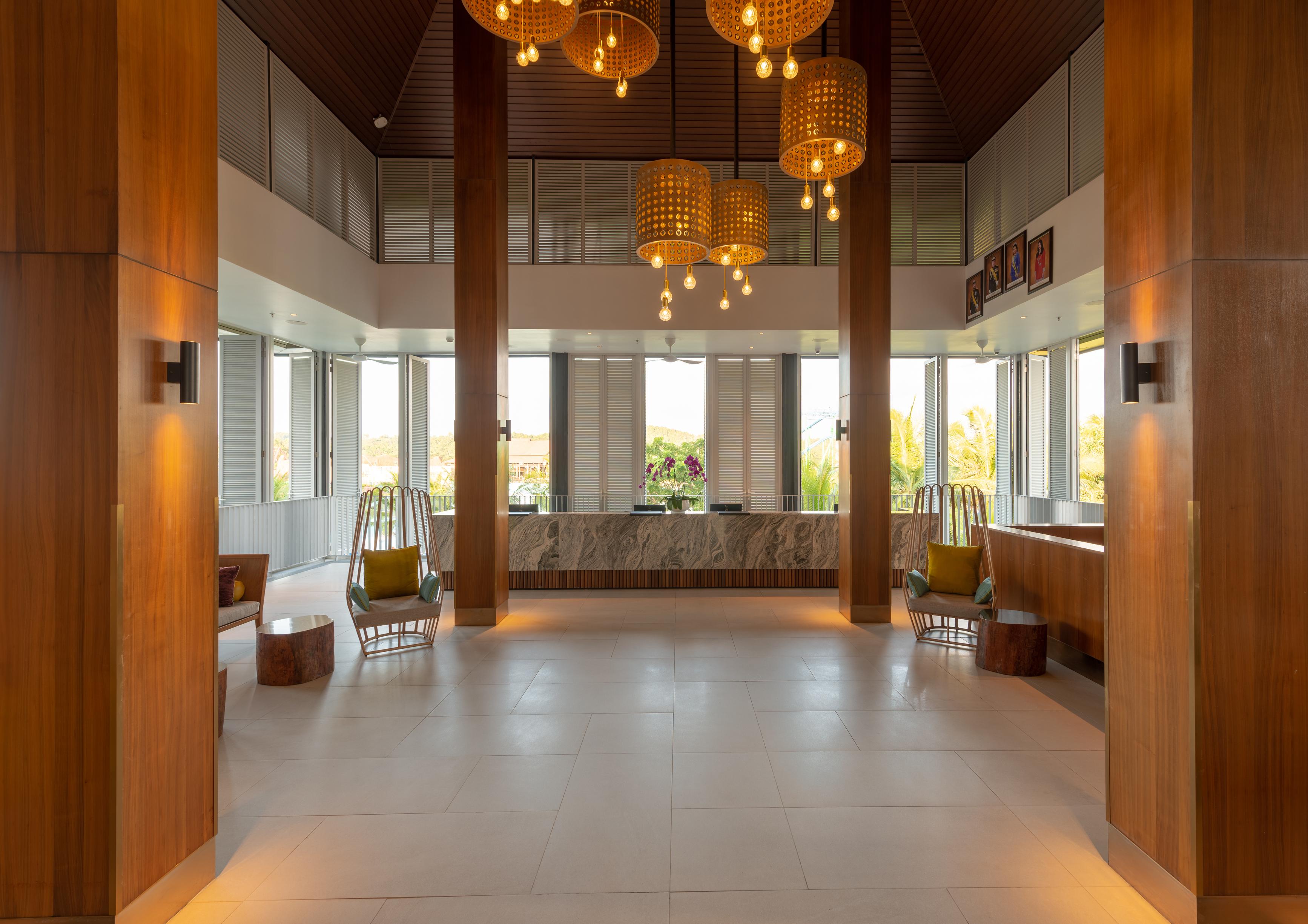 โรงแรมฮาร์ดร็อค เดซารู โคสต์ เดอซารู ภายนอก รูปภาพ The lobby of the hotel